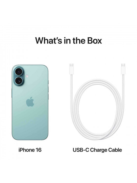 Սմարթ հեռախոս APPLE iPhone 16 128GB (Teal) (A3287) (MYED3ZD/A)