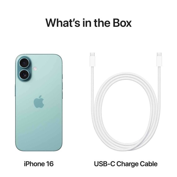 Смартфон APPLE iPhone 16 128GB (Teal) (A3287) (MYED3ZD/A)