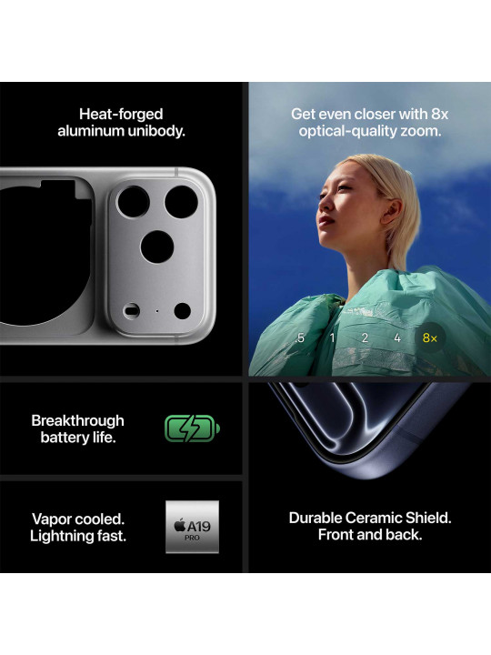 Սմարթ հեռախոս APPLE iPhone 17 Pro Max 256GB (Cosmic Orange) (A3526) (MFYN4ZD/A)