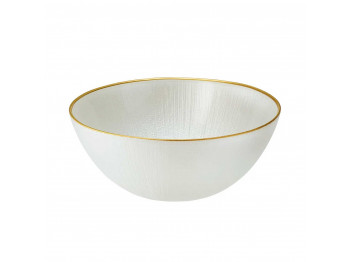 Bowl KOOPMAN 044300410 GLASS DIA 15CM WHITE (510707)