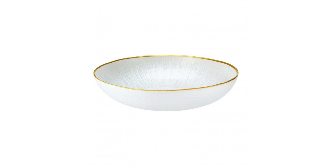 Тара KOOPMAN 044300420 GLASS DIA 21CM WHITE (510851)
