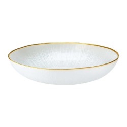 Տարա KOOPMAN 044300420 GLASS DIA 21CM WHITE (510851)