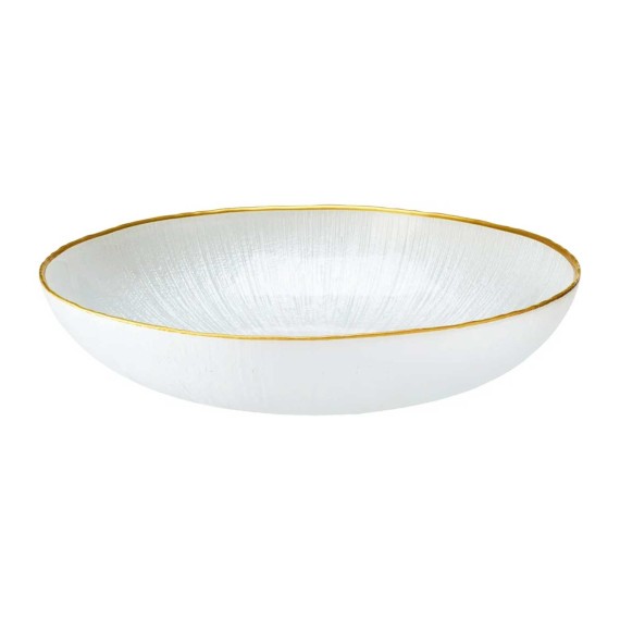 Тара KOOPMAN 044300420 GLASS DIA 21CM WHITE (510851)