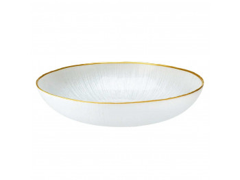 Bowl KOOPMAN 044300450 GLASS DIA 30CM WHITE (510974)