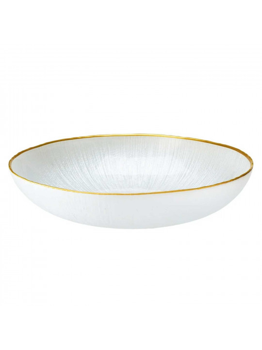 Bowl KOOPMAN 044300450 GLASS DIA 30CM WHITE (510974)