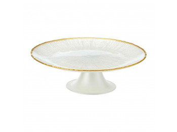 Թխվածքի ափսե KOOPMAN 044300490 CAKE STAND DIA 21CM WHITE (511292)