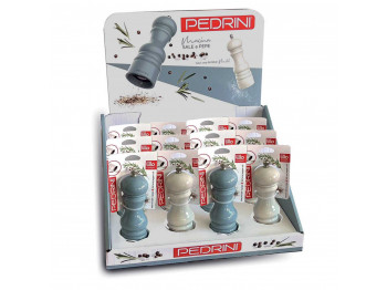 Աղացներ PEDRINI 04GD305-6 SALT AND PEPPER MIL ASSORTED COLORS 