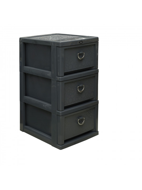 Պլաստմասե կոմոդ LIMON 152009 SEC.3 N3 GREY 