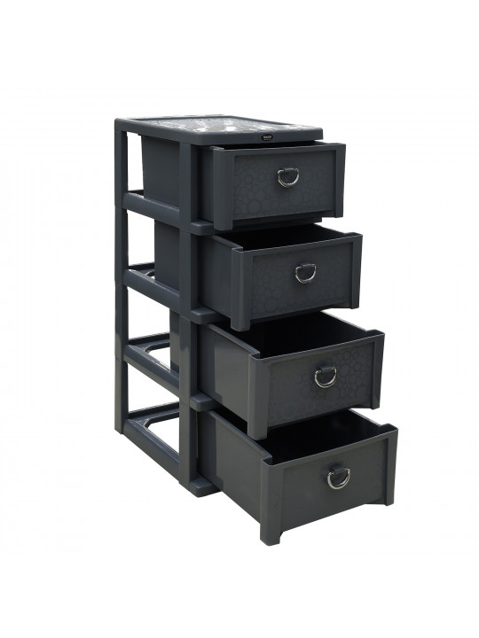 Պլաստմասե կոմոդ LIMON 153209 SEC.4 N3 GREY 