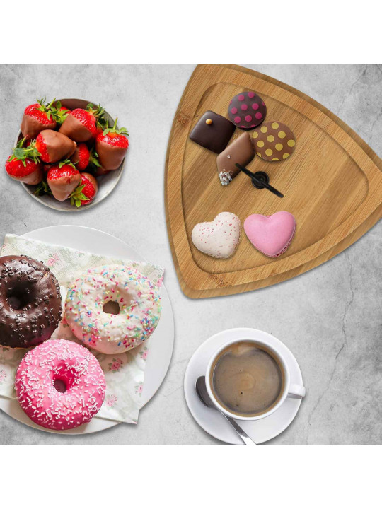 Թխվածքի ափսե KOOPMAN 170490960 FOOD STAND 2 TIERS BAMBOO (804427-804410)