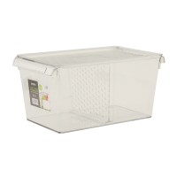 Մթերքի տարաներ LIMON 215000 RECTN.CLEAR STORAGE W/LID 6L (907797)