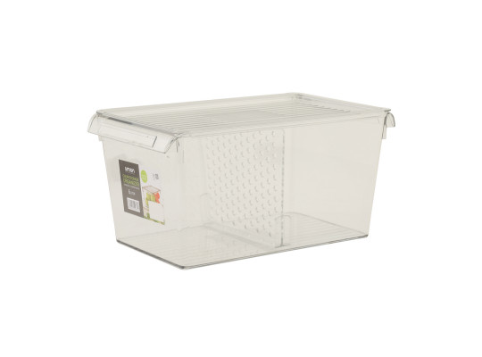 Food storage LIMON 215000 RECTN.CLEAR STORAGE W/LID 6L (907797)