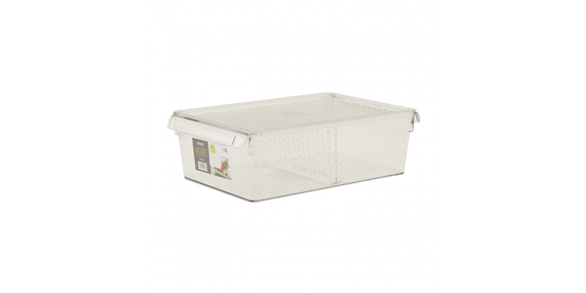 Пищевые контайнеры LIMON 215100 RECTN.CLEAR STORAGE W/LID 5L (907803)