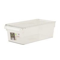 Մթերքի տարաներ LIMON 215200 RECTN.CLEAR STORAGE W/LID 3L (907810)