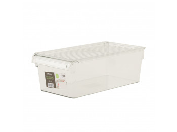 Food storage LIMON 215200 RECTN.CLEAR STORAGE W/LID 3L (907810)