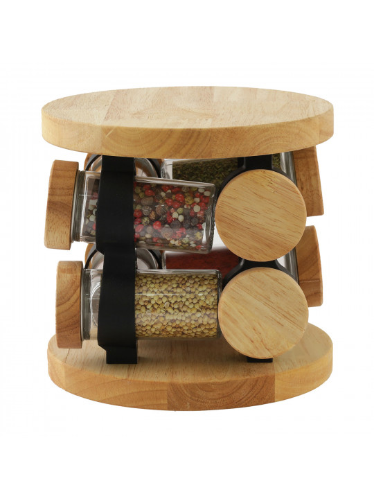 Անոթ LIMON 230500 SET 8PC WOODEN STAND (909609)