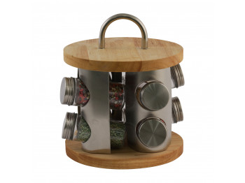 Անոթ LIMON 234600 SET 8PC WOODEN STAND (910018)