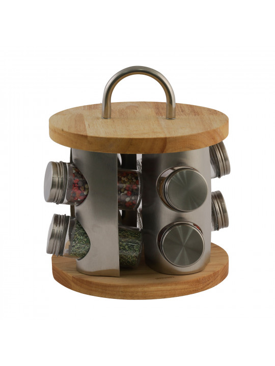 Անոթ LIMON 234600 SET 8PC WOODEN STAND (910018)