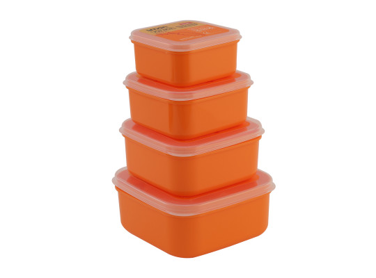 Food storage LIMON 235700 SQUAR JOY  SET 4PC (910124) 