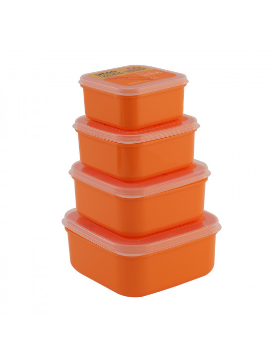 Մթերքի տարաներ LIMON 235700 SQUAR JOY  SET 4PC (910124) 