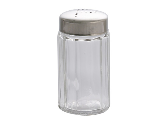 Salt/peppers set LIMON 240900 GLASS W/STEEL LID (910469)