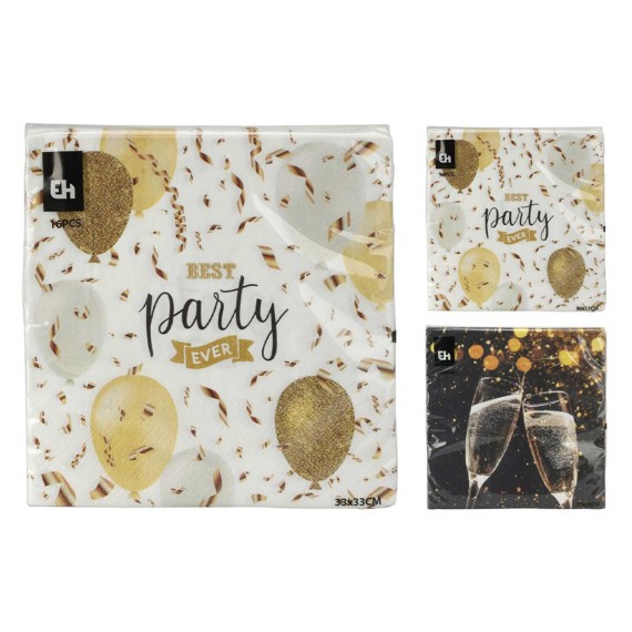 Decorate tissue KOOPMAN 602500420 NAPKINS 33x33CM 16PCS 2ASS (673006)
