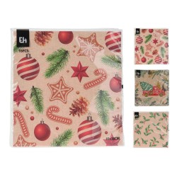 Декоративная салфетка KOOPMAN 602500500 NAPKINS 33x33CM 16PCS 3ASS (217750)