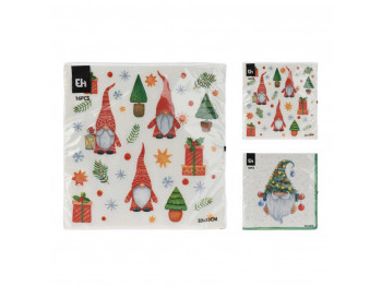 Դեկորատիվ անձեռոցիկ KOOPMAN 602500510 NAPKINS 33x33CM 16PCS 2ASS (217774)
