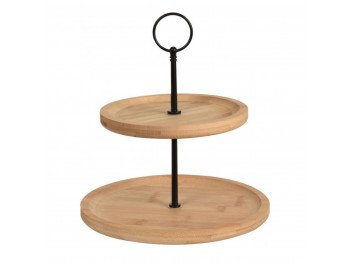 Թխվածքի ափսե KOOPMAN 784610470 FOOD STAND 2 TIERS BAMBOO (414251)