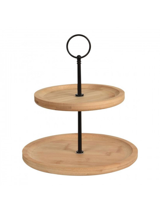 Թխվածքի ափսե KOOPMAN 784610470 FOOD STAND 2 TIERS BAMBOO (414251)