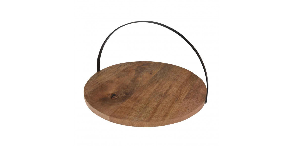 Ափսե KOOPMAN A53400080 SERVING PLATE WOOD 28CM NATURA (561761) 