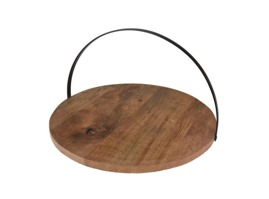 Тарелка KOOPMAN A53400080 SERVING PLATE WOOD 28CM NATURA (561761) 