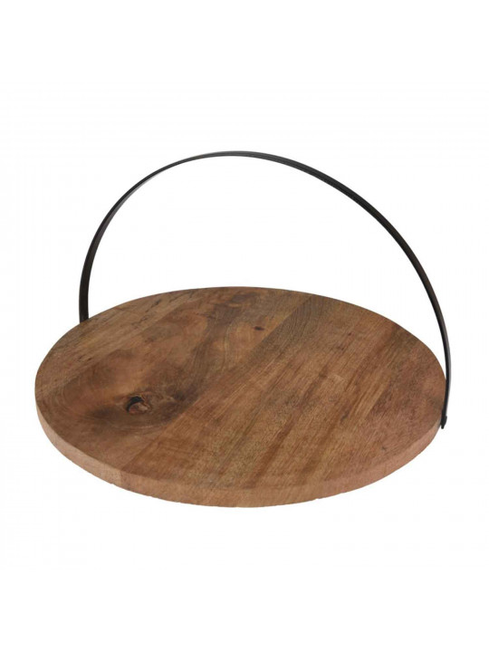 Ափսե KOOPMAN A53400080 SERVING PLATE WOOD 28CM NATURA (561761) 