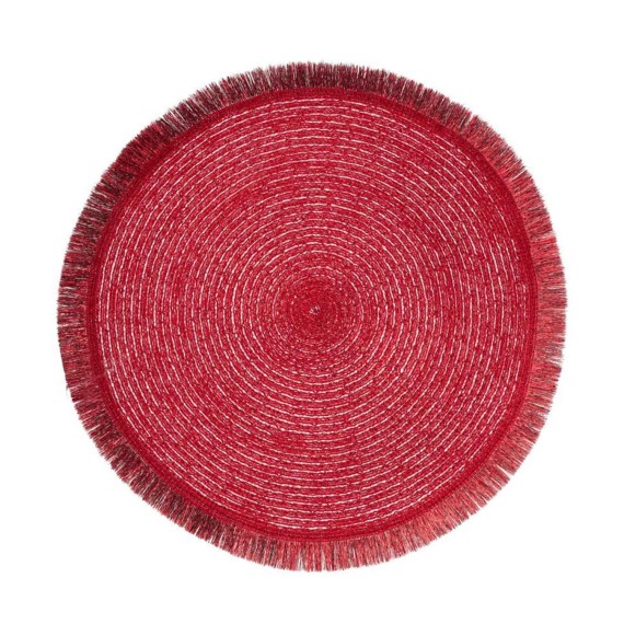 Table runner KOOPMAN AAE329450 PLACEMAT WOVEN 35CM RED (270724)