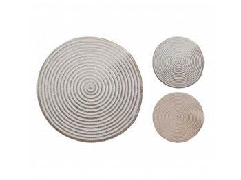Սպասքի տակդիր KOOPMAN AAE440320 PLACEMAT ROUND 38CM 2ASS (052283)