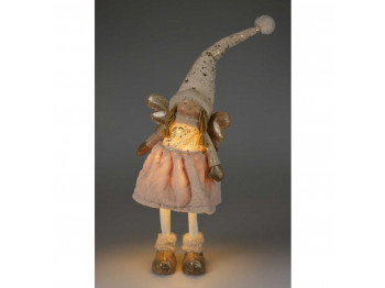 N/y decorate objects KOOPMAN ANGEL GIRL W LED 69CM GOLD (222860) (AMA000540)