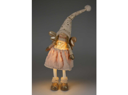Новогодные декоративные аксессуары KOOPMAN ANGEL GIRL W LED 69CM GOLD (222860) (AMA000540)