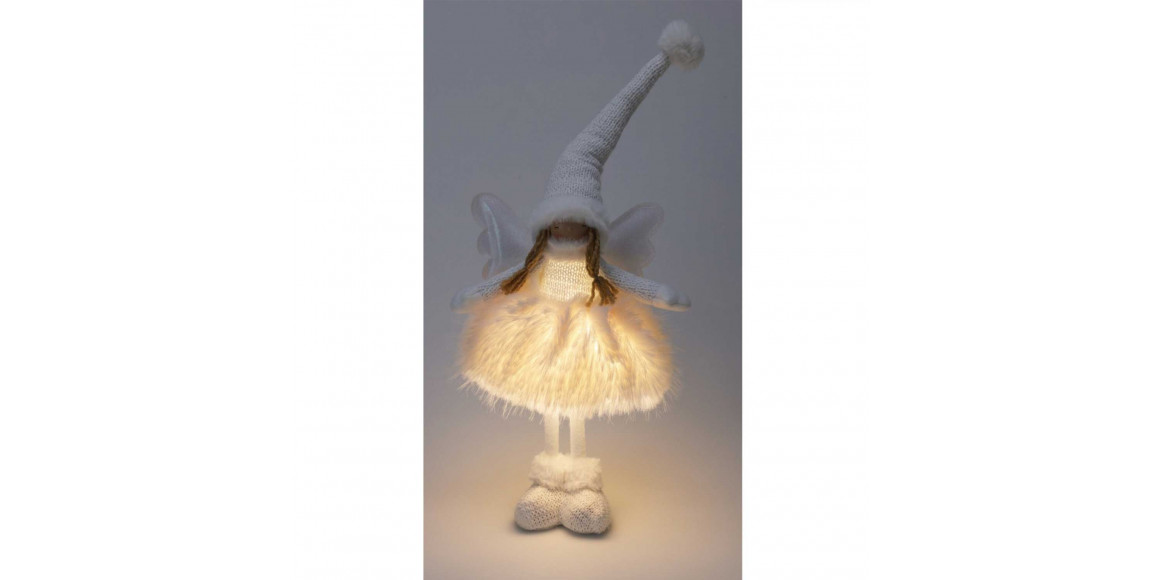 N/y decorate objects KOOPMAN ANGEL GIRLW LED 50CM WHITE (221795) (AMA000430)