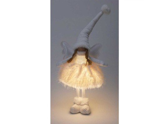 Новогодные декоративные аксессуары KOOPMAN ANGEL GIRLW LED 50CM WHITE (221795) (AMA000430)
