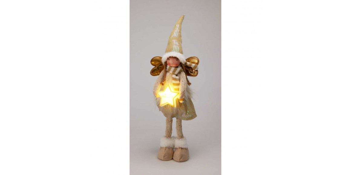 N/y decorate objects KOOPMAN ANGEL PLUSH STANDING LED 55CM (569125) (APF661420)