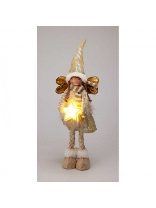 N/y decorate objects KOOPMAN ANGEL PLUSH STANDING LED 55CM (569125) (APF661420)