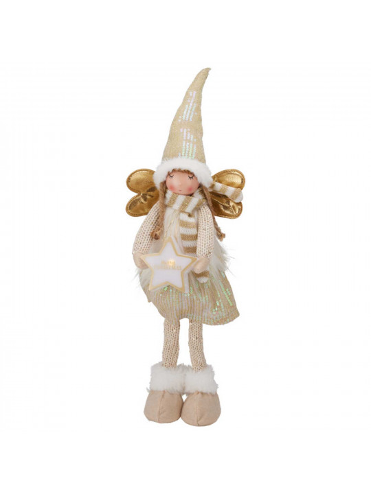 N/y decorate objects KOOPMAN ANGEL PLUSH STANDING LED 55CM (569125) (APF661420)