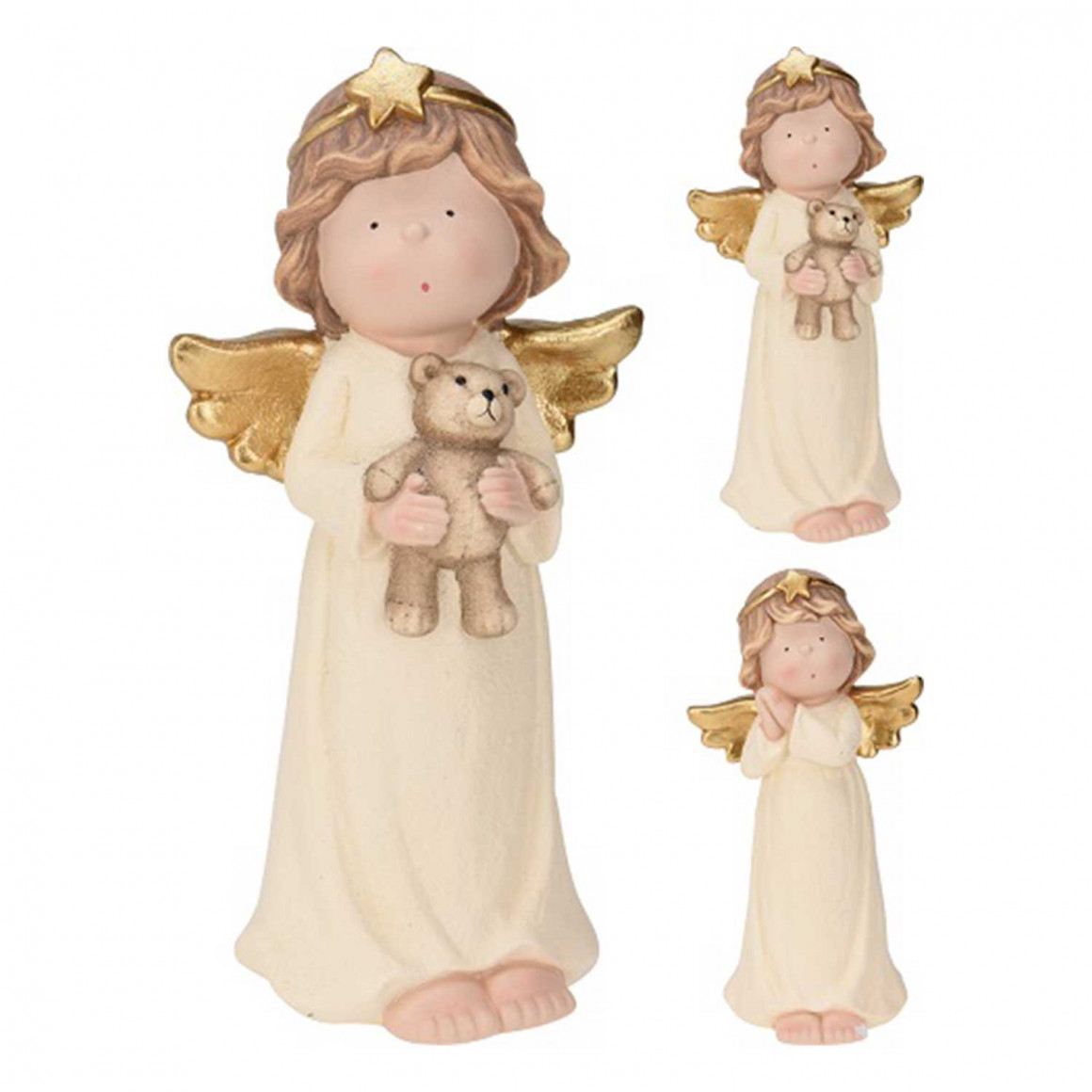 Новогодные декоративные аксессуары KOOPMAN ANGEL STANDING 2ASS GOLD (109376) (ALX630960)