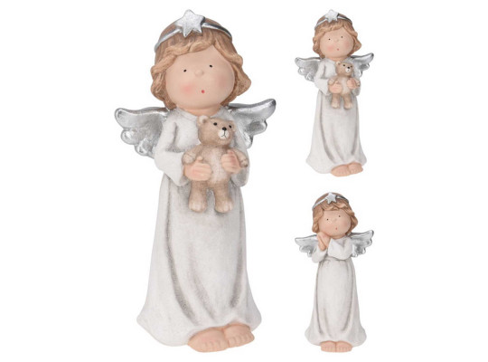 Новогодные декоративные аксессуары KOOPMAN ANGEL STANDING 2ASS SILVER (109345) (ALX630940)