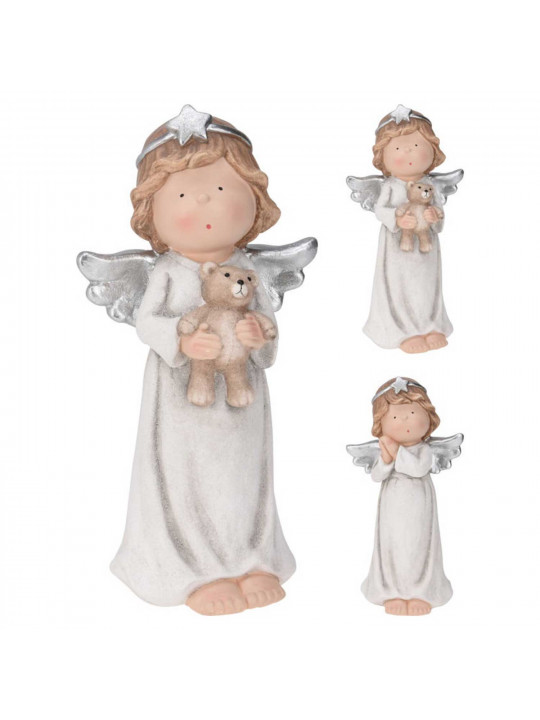 Новогодные декоративные аксессуары KOOPMAN ANGEL STANDING 2ASS SILVER (109345) (ALX630940)