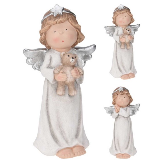 Новогодные декоративные аксессуары KOOPMAN ANGEL STANDING 2ASS SILVER (109345) (ALX630940)