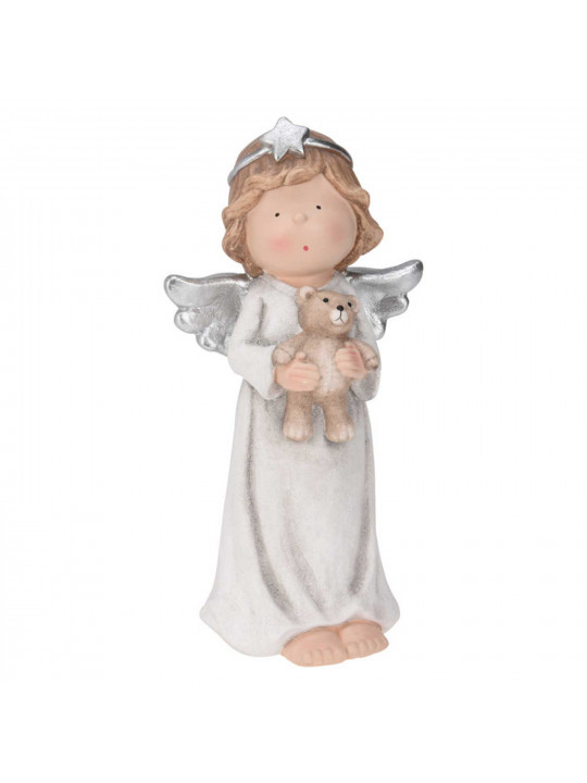 Новогодные декоративные аксессуары KOOPMAN ANGEL STANDING 2ASS SILVER (109345) (ALX630940)