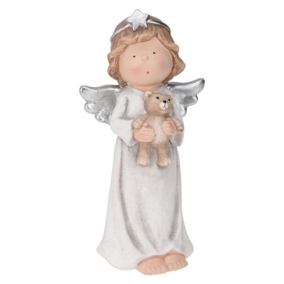 Новогодные декоративные аксессуары KOOPMAN ANGEL STANDING 2ASS SILVER (109345) (ALX630940)