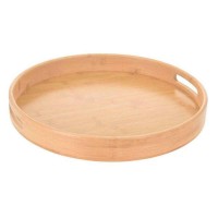 Tray KOOPMAN BA2100110 SERVING TRAY ROUND BAMBOO (414114)
