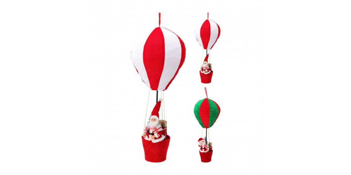 N/y decorate objects KOOPMAN BALLOON WITH SANTA 2ASS CLR (224901) (AMA000810)